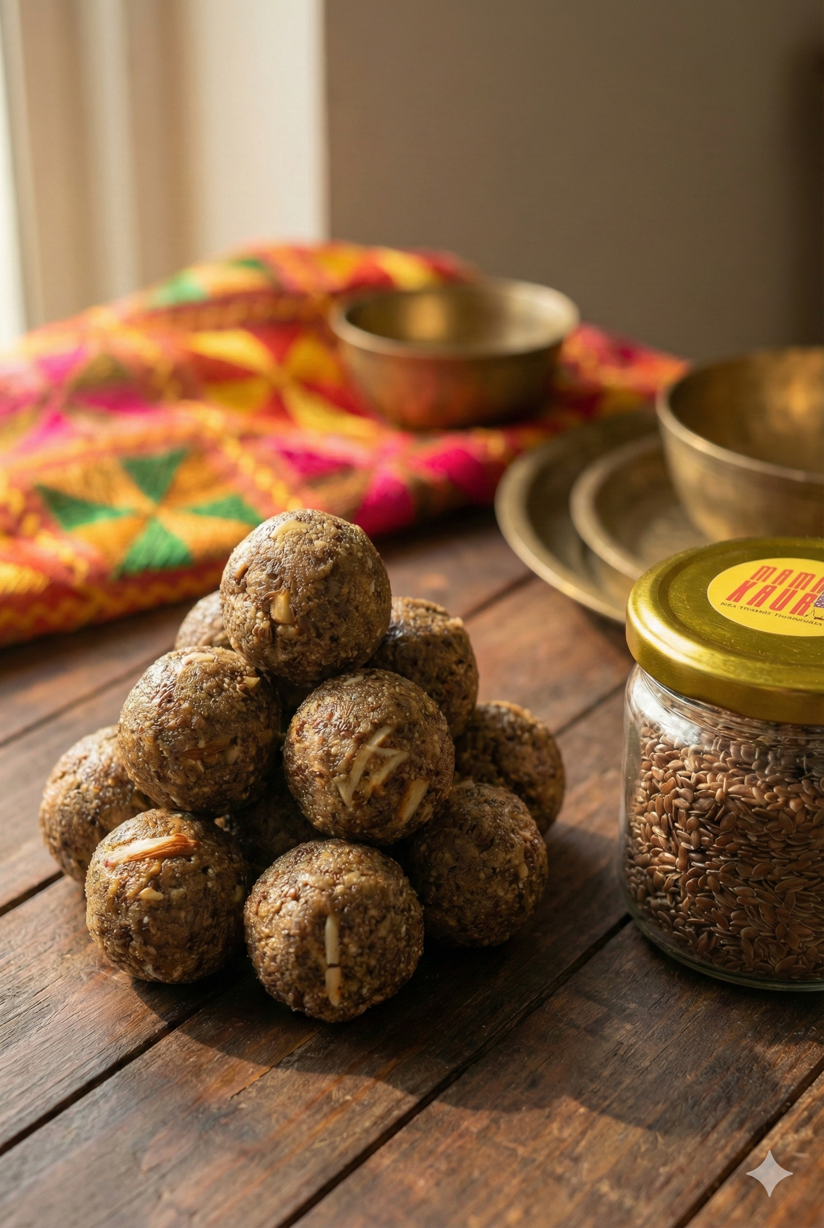 Flaxseed Panjeeri/Ladoo